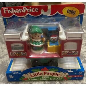 Fisher-Price Little People Limited Edition Train Car 1999 (NEW)
